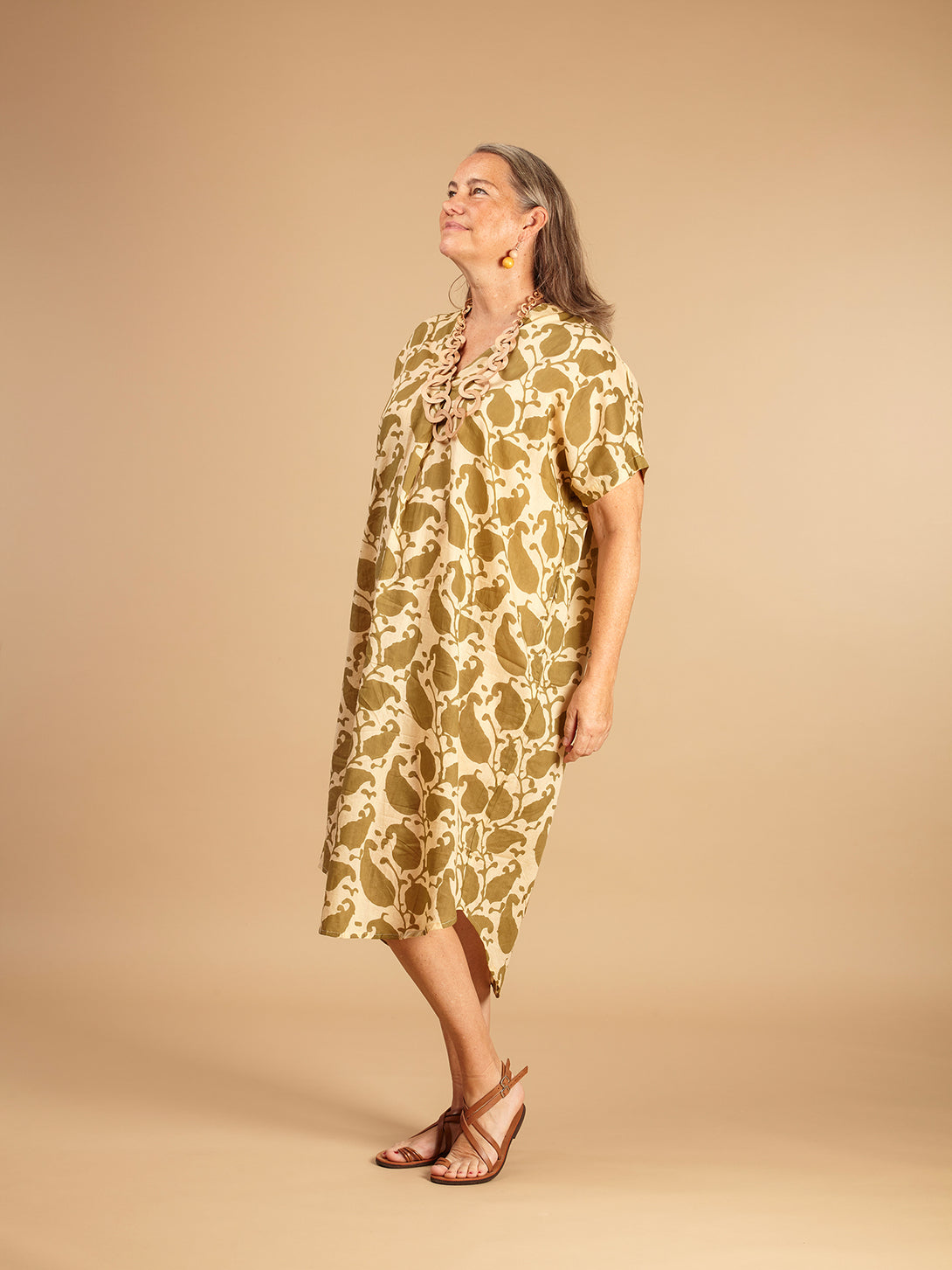 Vestito caftano cotone Natalia-Vestito-WhyY-Bijondo