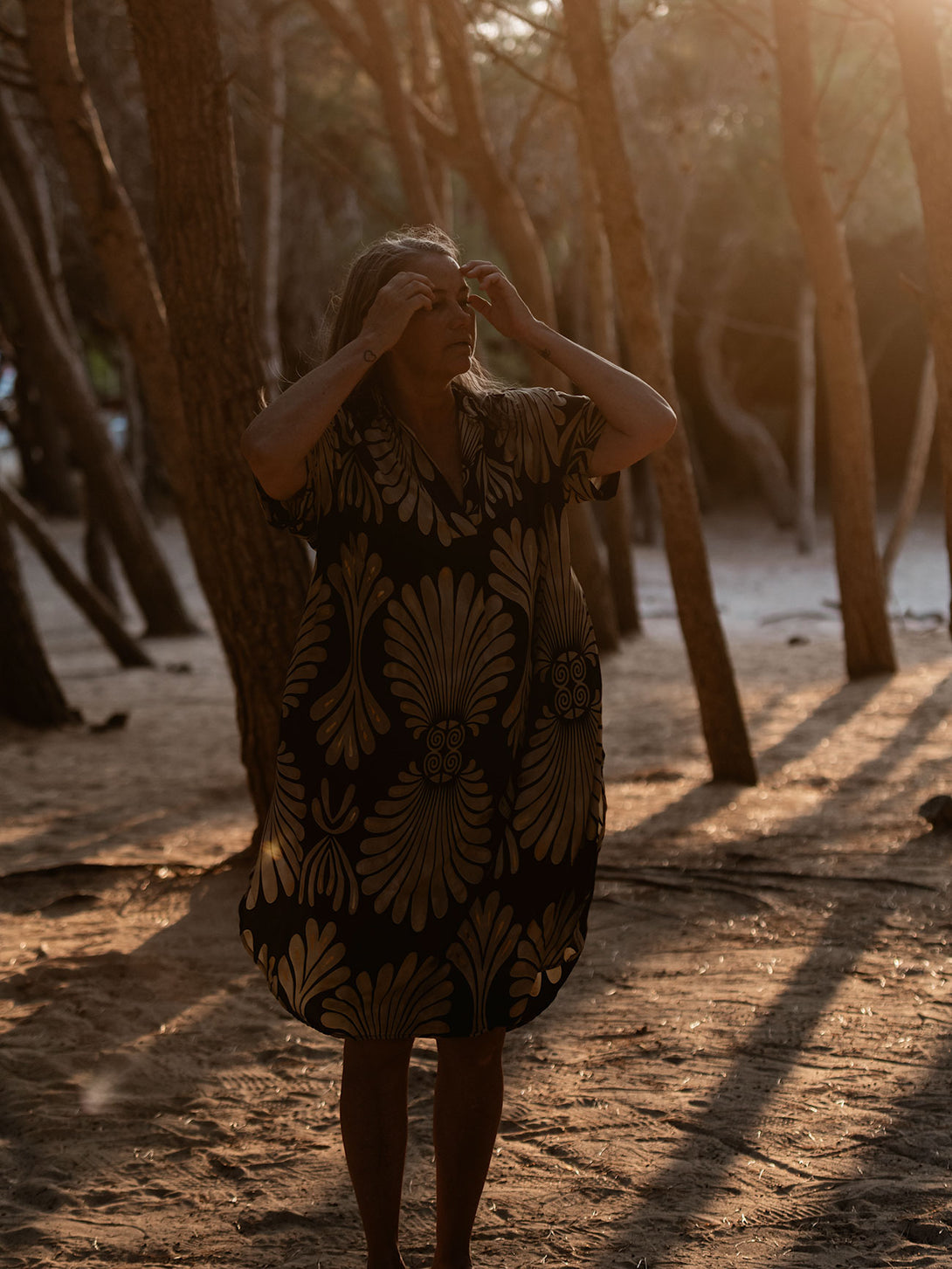 Vestito, caftano, seta Sole-Vestito-Bijondo-Bijondo