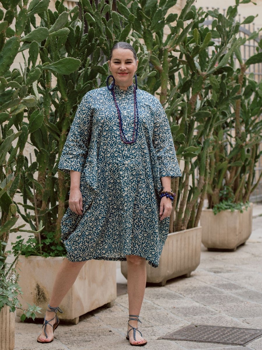 Vestito camicione cotone Jhola – Bijondo