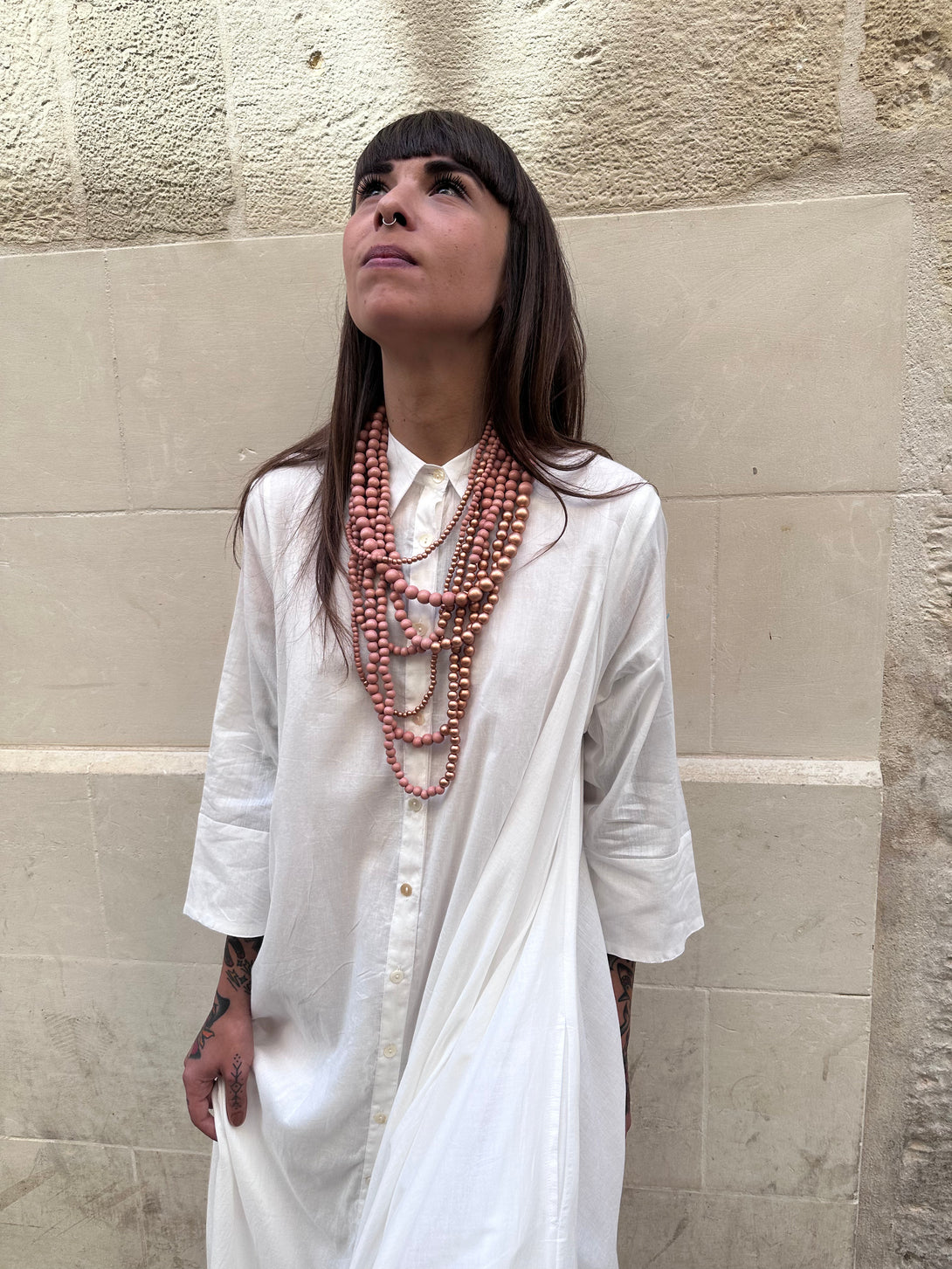 Vestito camicione cotone oversized Hanni-Vestito-Bijondo-Bijondo