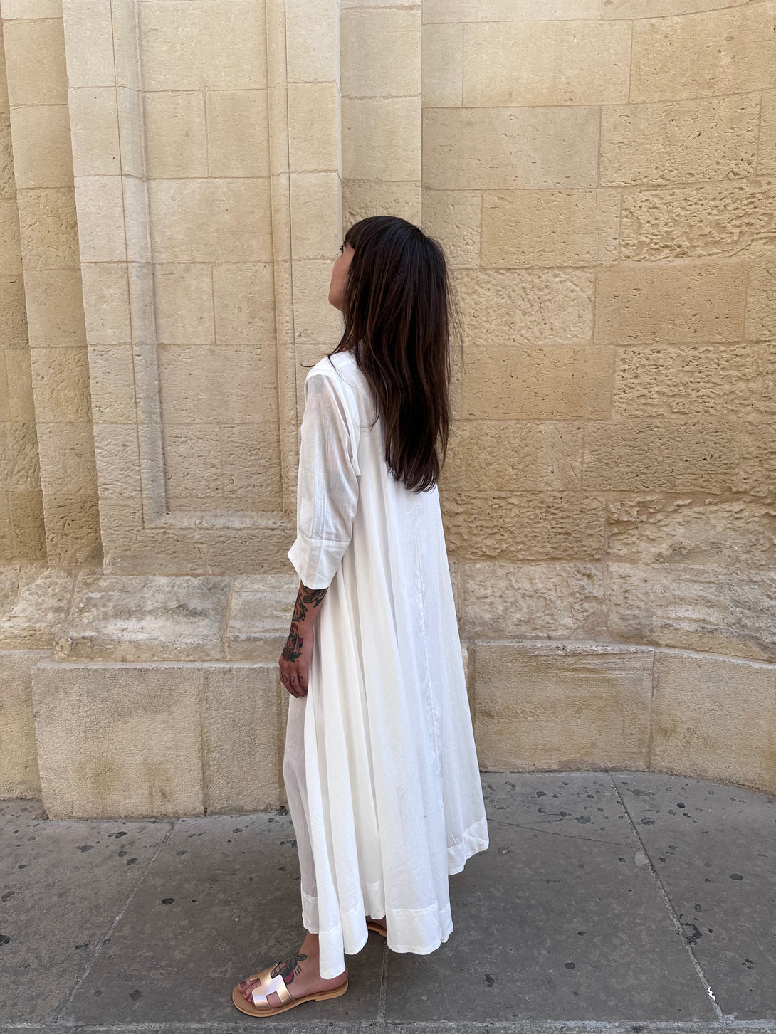 Vestito camicione cotone oversized Hanni-Vestito-Bijondo-Bijondo