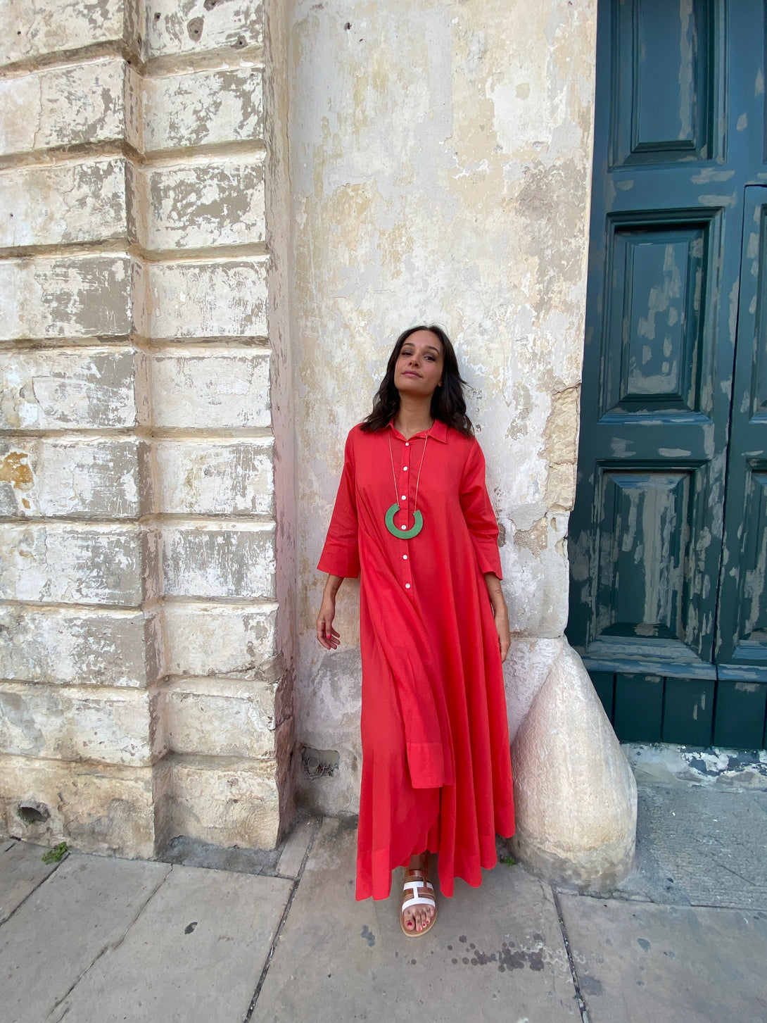 Vestito camicione cotone oversized Hanni-Vestito-Bijondo-Bijondo