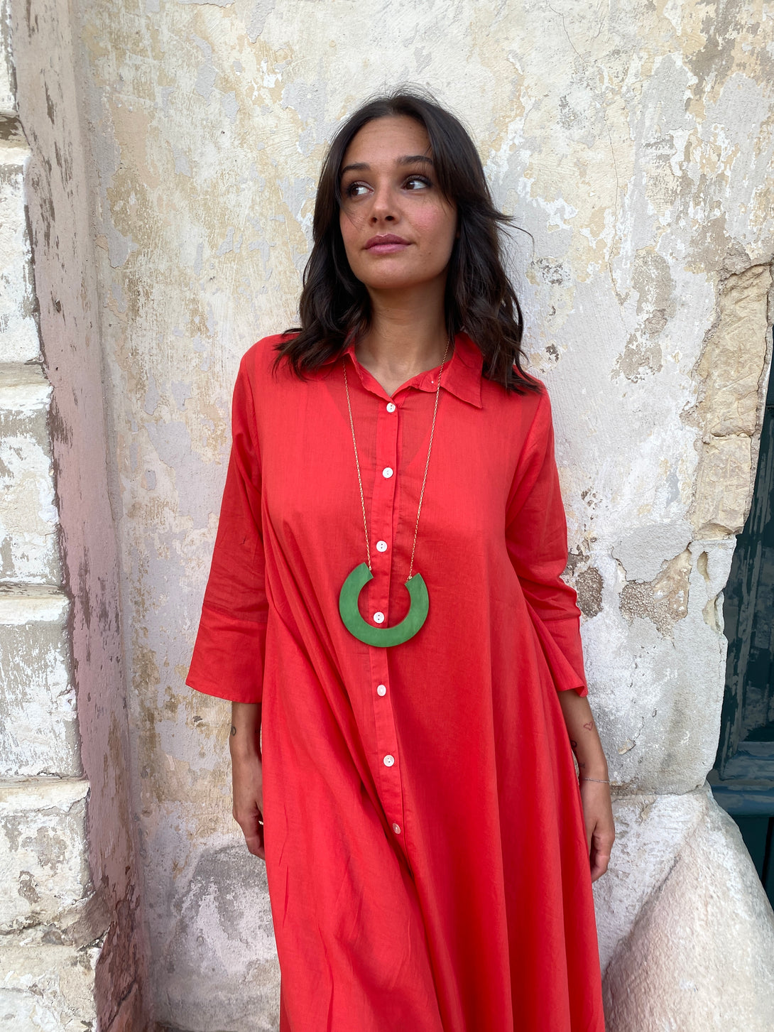 Vestito camicione cotone oversized Hanni-Vestito-Bijondo-Bijondo