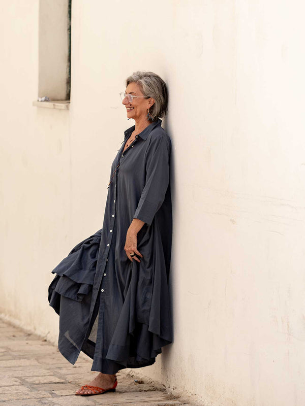 Vestito camicione cotone oversized Hanni-Vestito-Bijondo-Bijondo