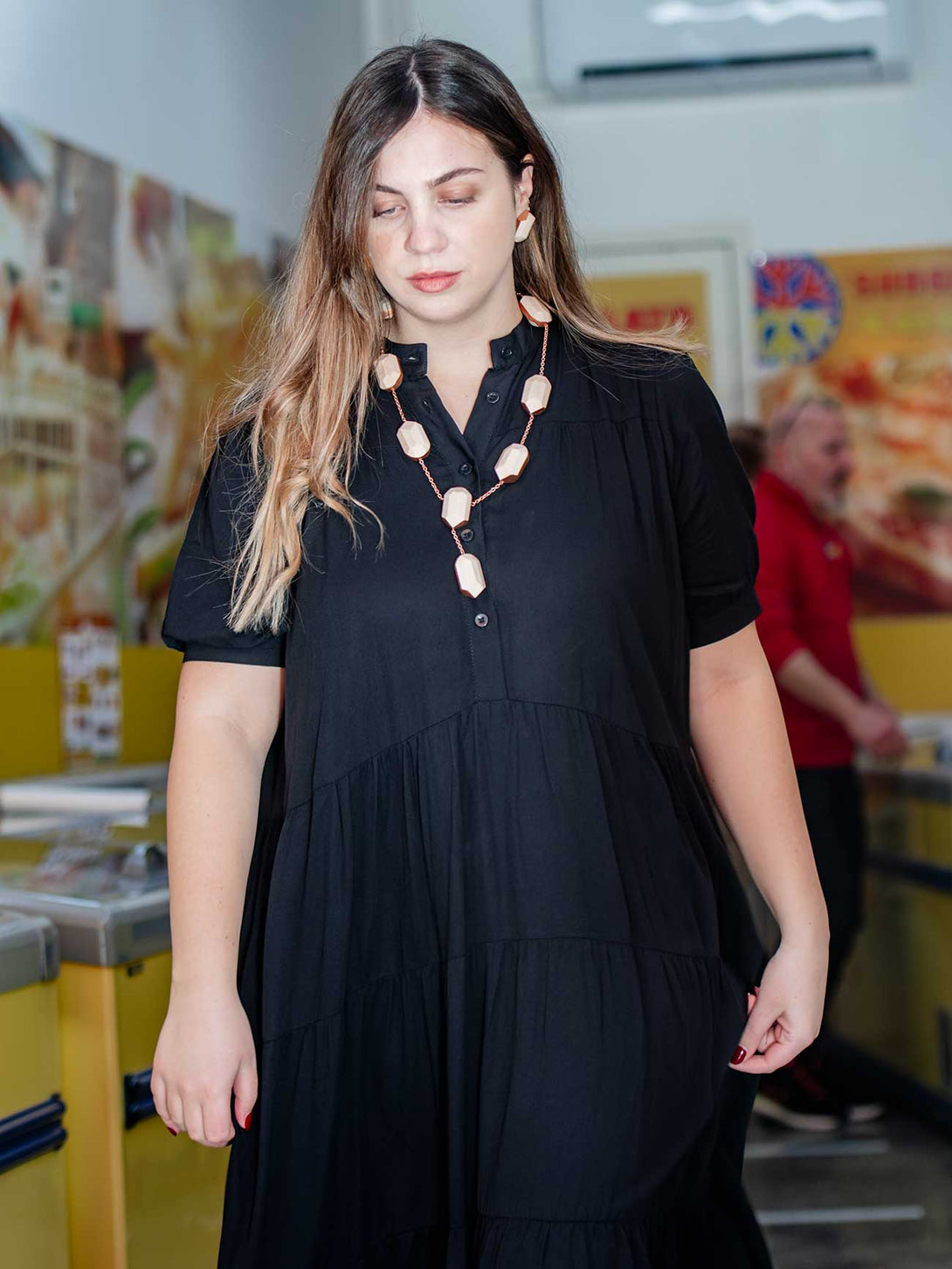 Vestito camicione rayon Alison-Vestito-Bijondo-Bijondo