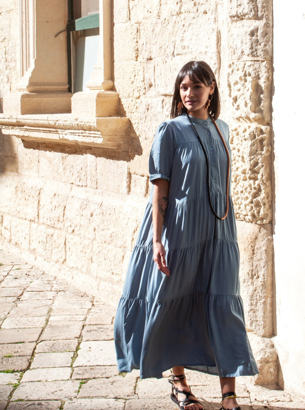 Vestito camicione rayon Alison-Vestito-Bijondo-Bijondo