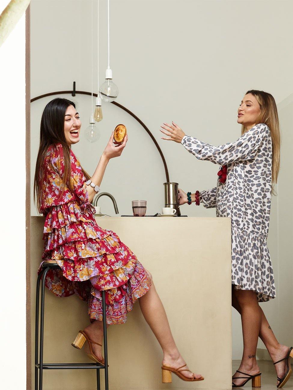 Vestito corto Adriana - bianco - Bijondo