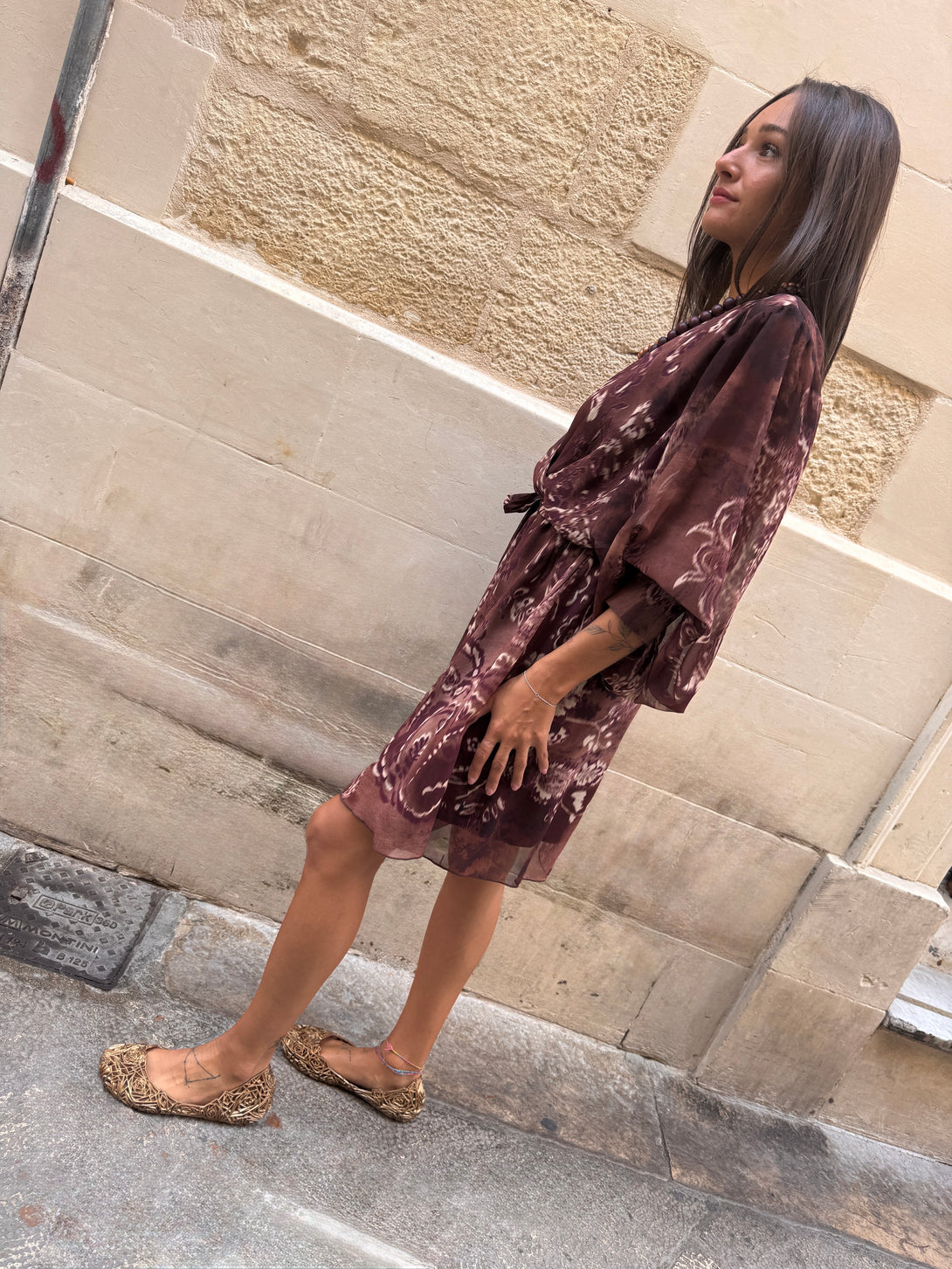 Vestito corto chiffon Lara-Vestito-Bijondo-Bijondo