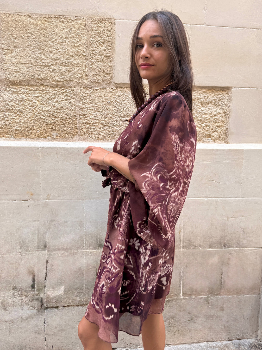 Vestito corto chiffon Lara-Vestito-Bijondo-Bijondo