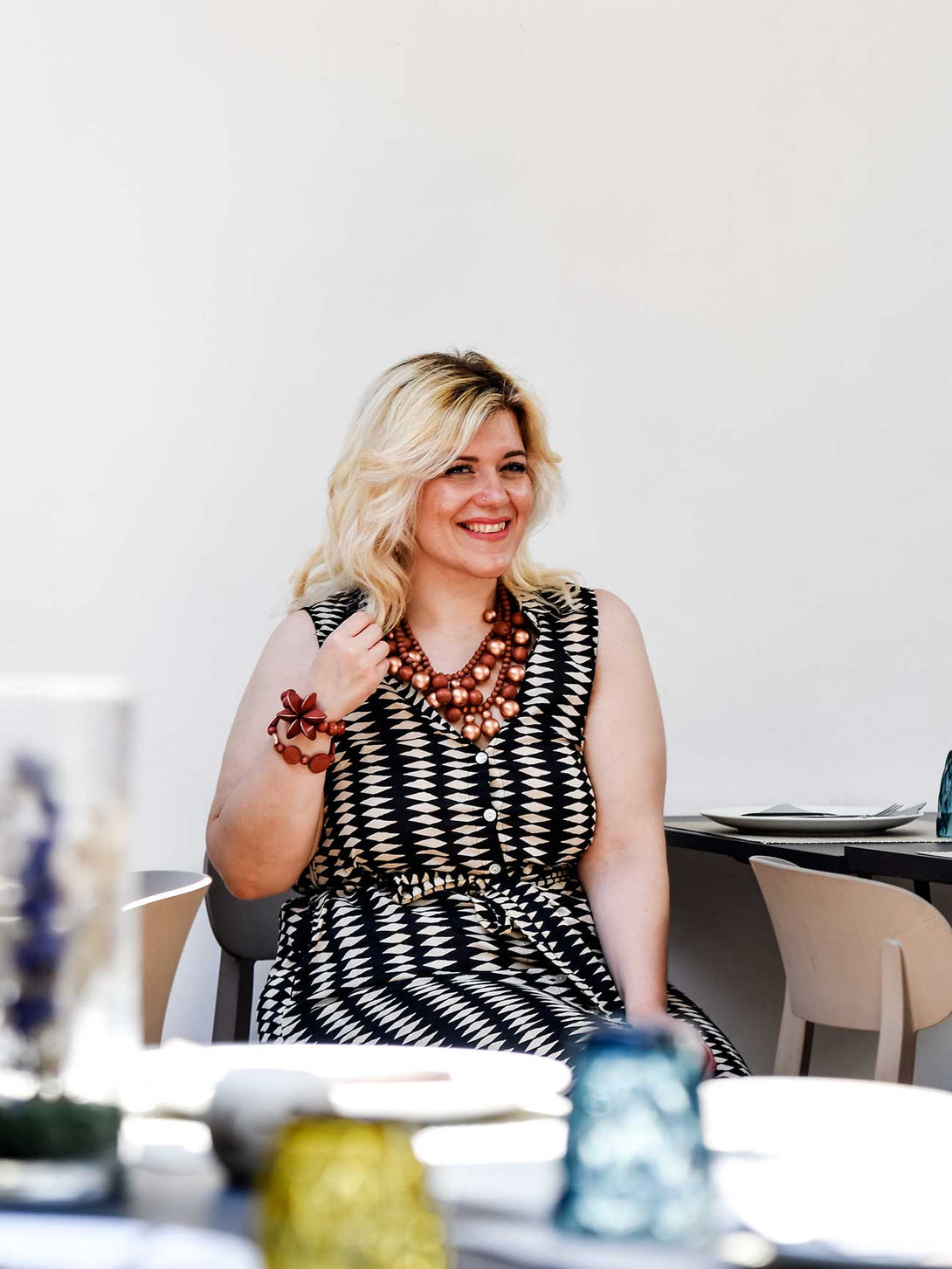 Vestito corto cotone Jael-vestito-WhyY-Bijondo