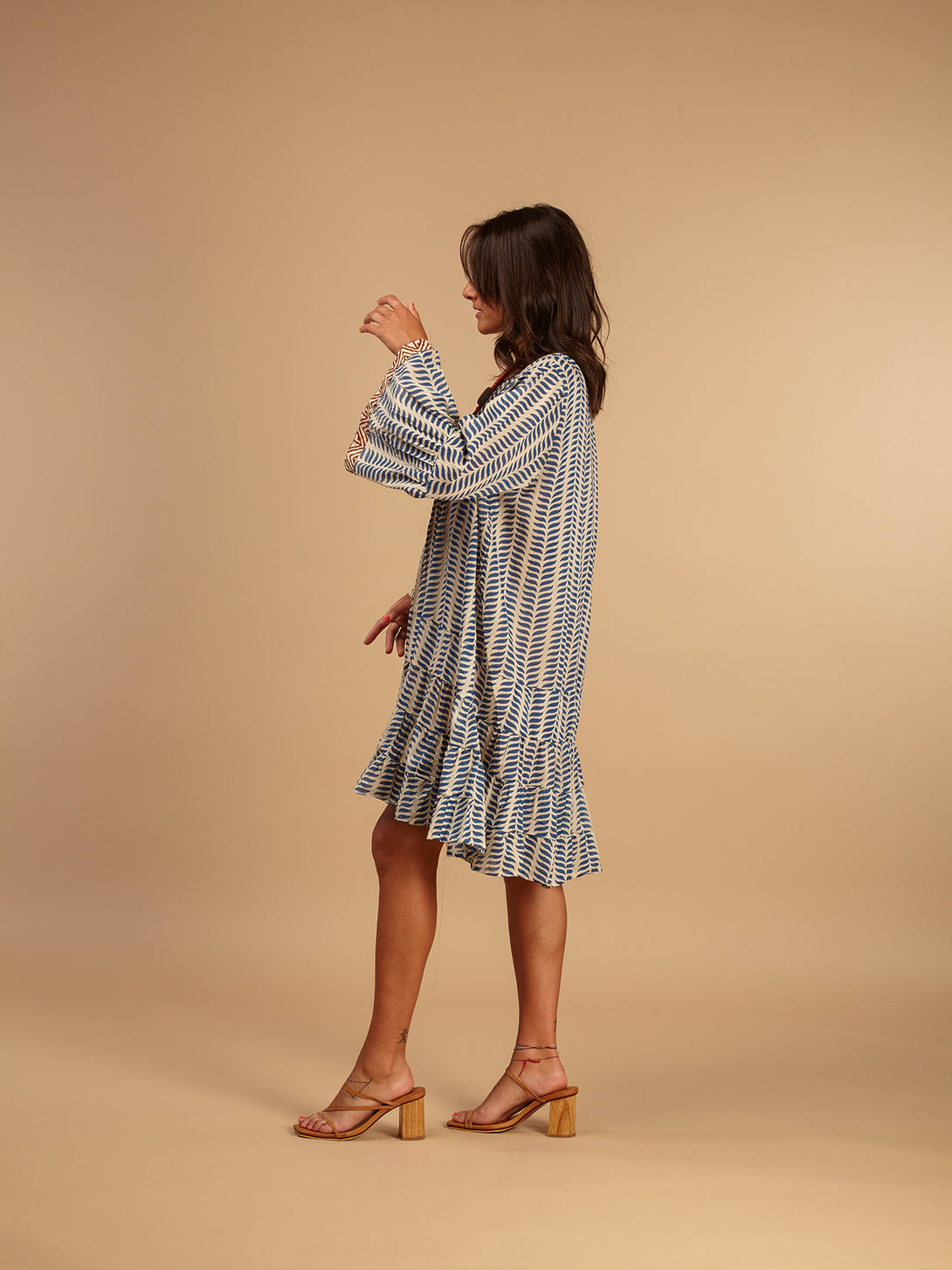 Vestito corto cotone Matilde-vestito-WhyY-Bijondo