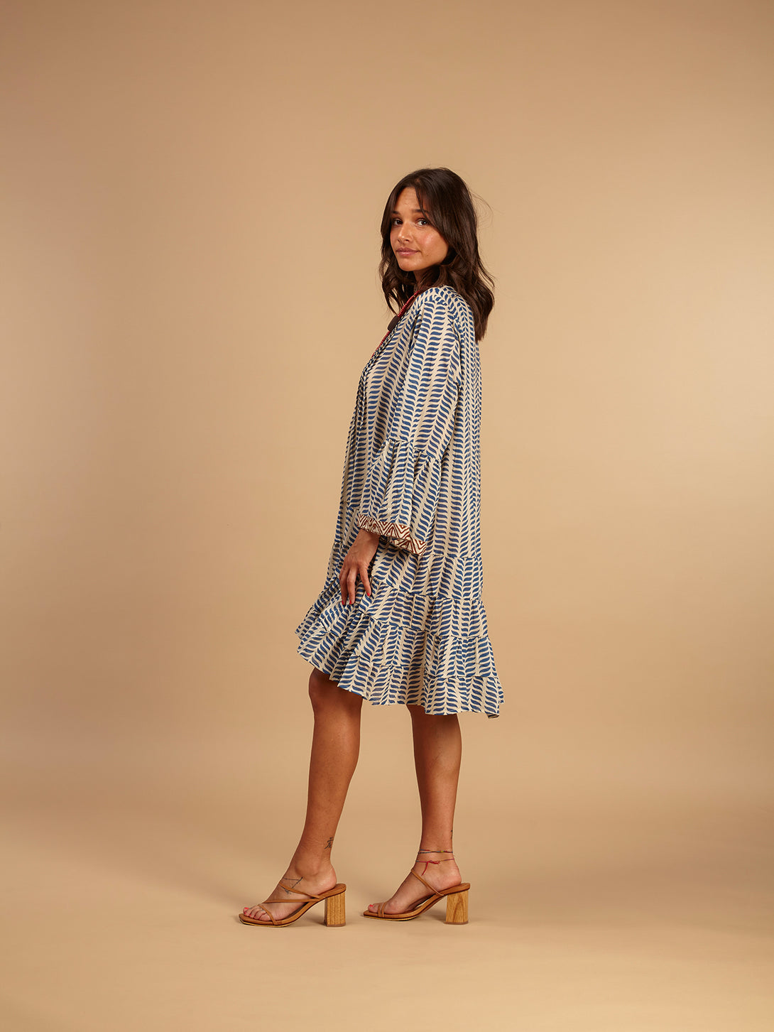 Vestito corto cotone Matilde-vestito-WhyY-Bijondo