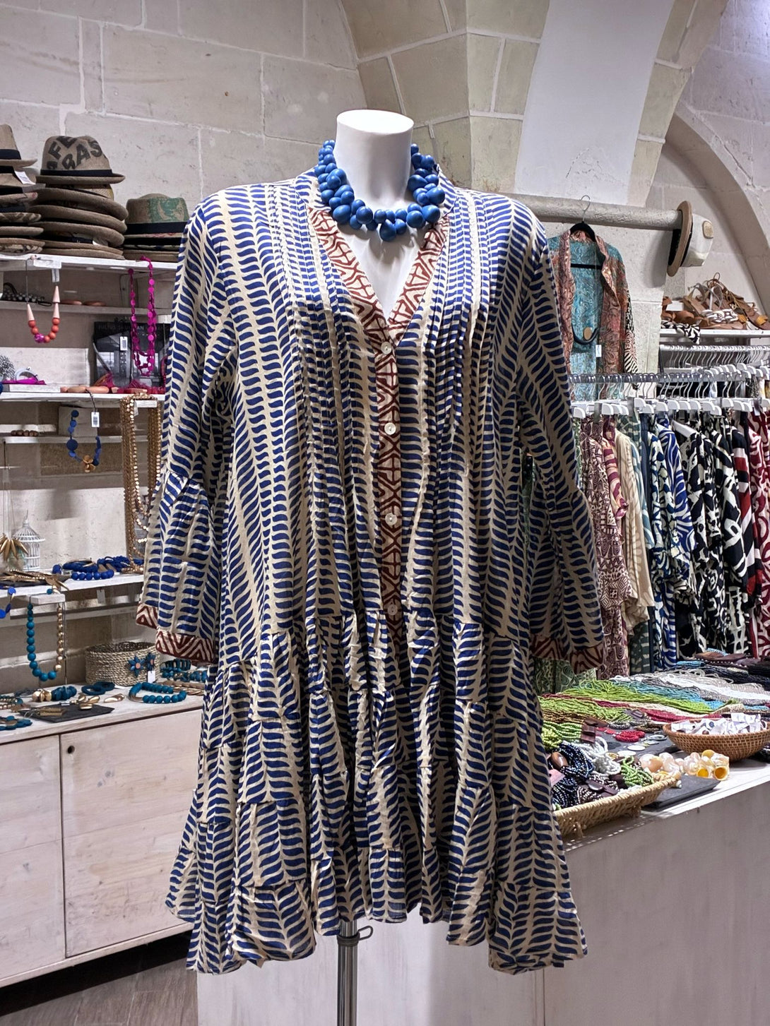 Vestito corto cotone Matilde-vestito-WhyY-Bijondo