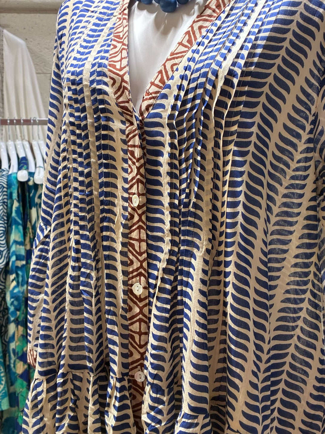 Vestito corto cotone Matilde-vestito-WhyY-Blu-taglia unica-Bijondo