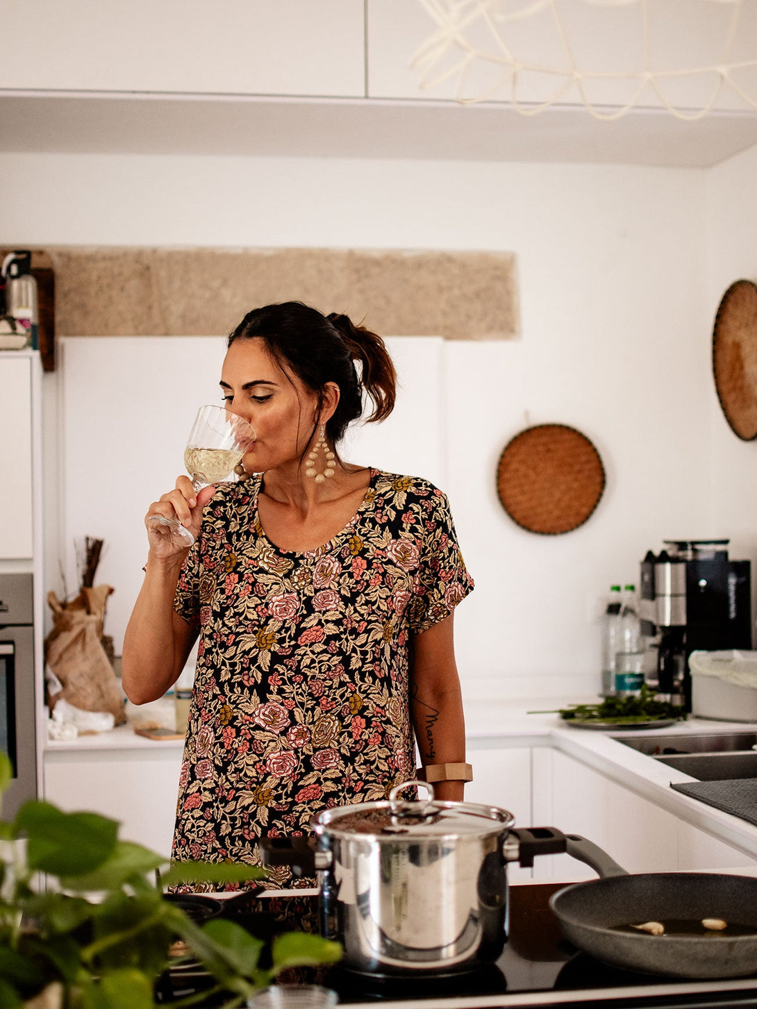 Vestito corto in rayon con zip Adima-verde-taglia unica-Bijondo