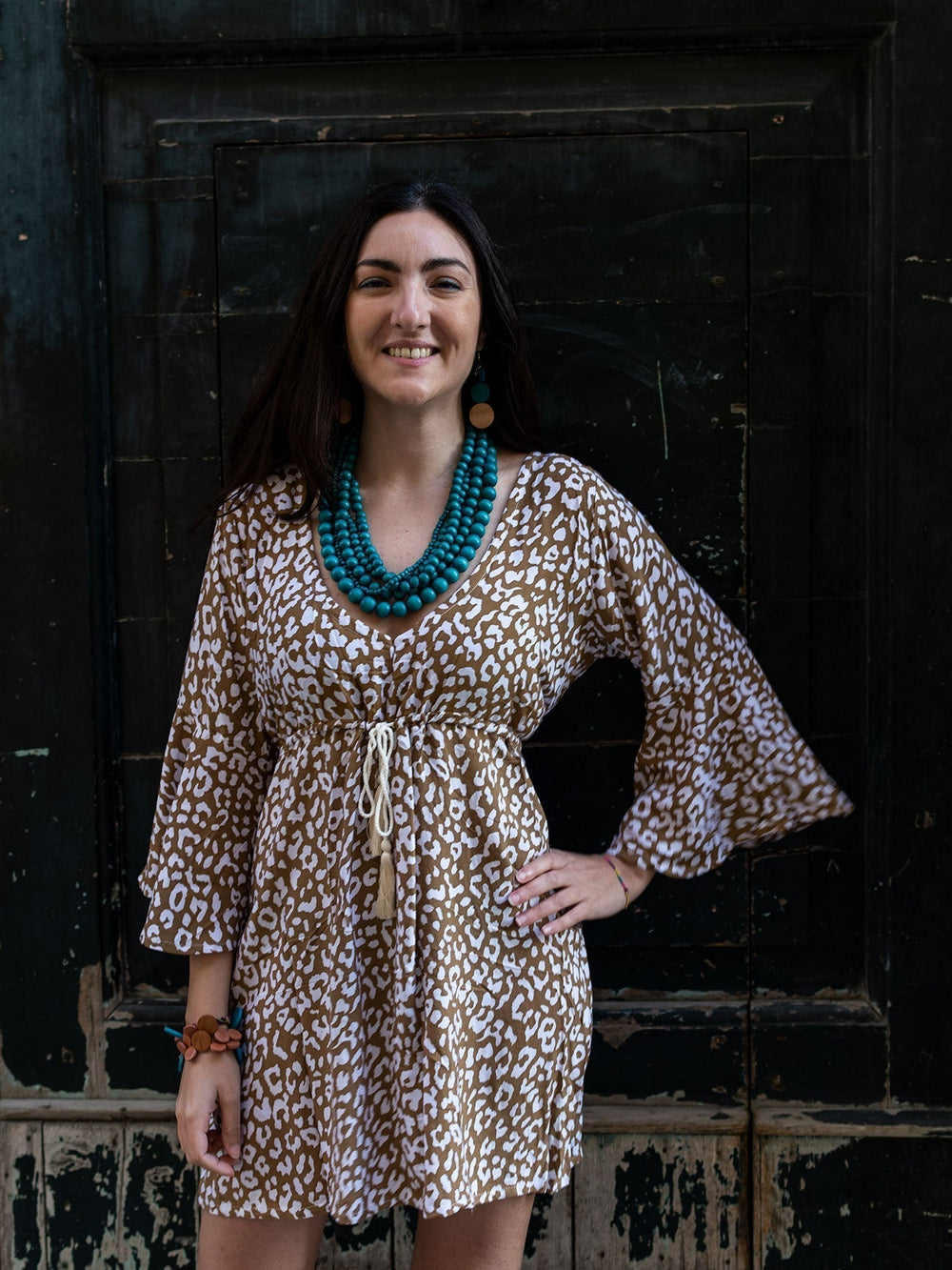 Vestito corto manica lunga Paola – Bijondo