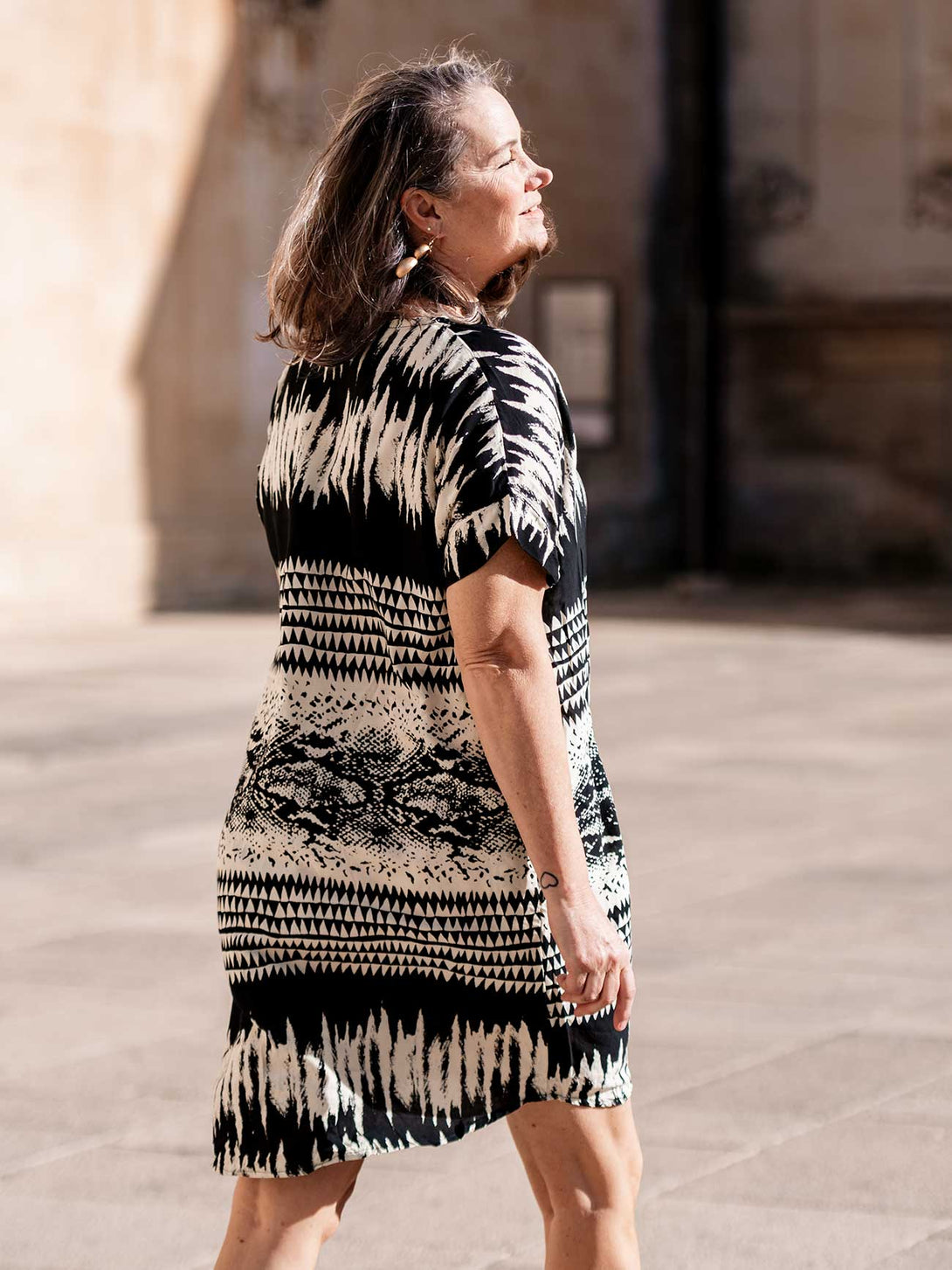 Vestito corto oversized rayon Camy-Vestito-Bijondo-Bijondo