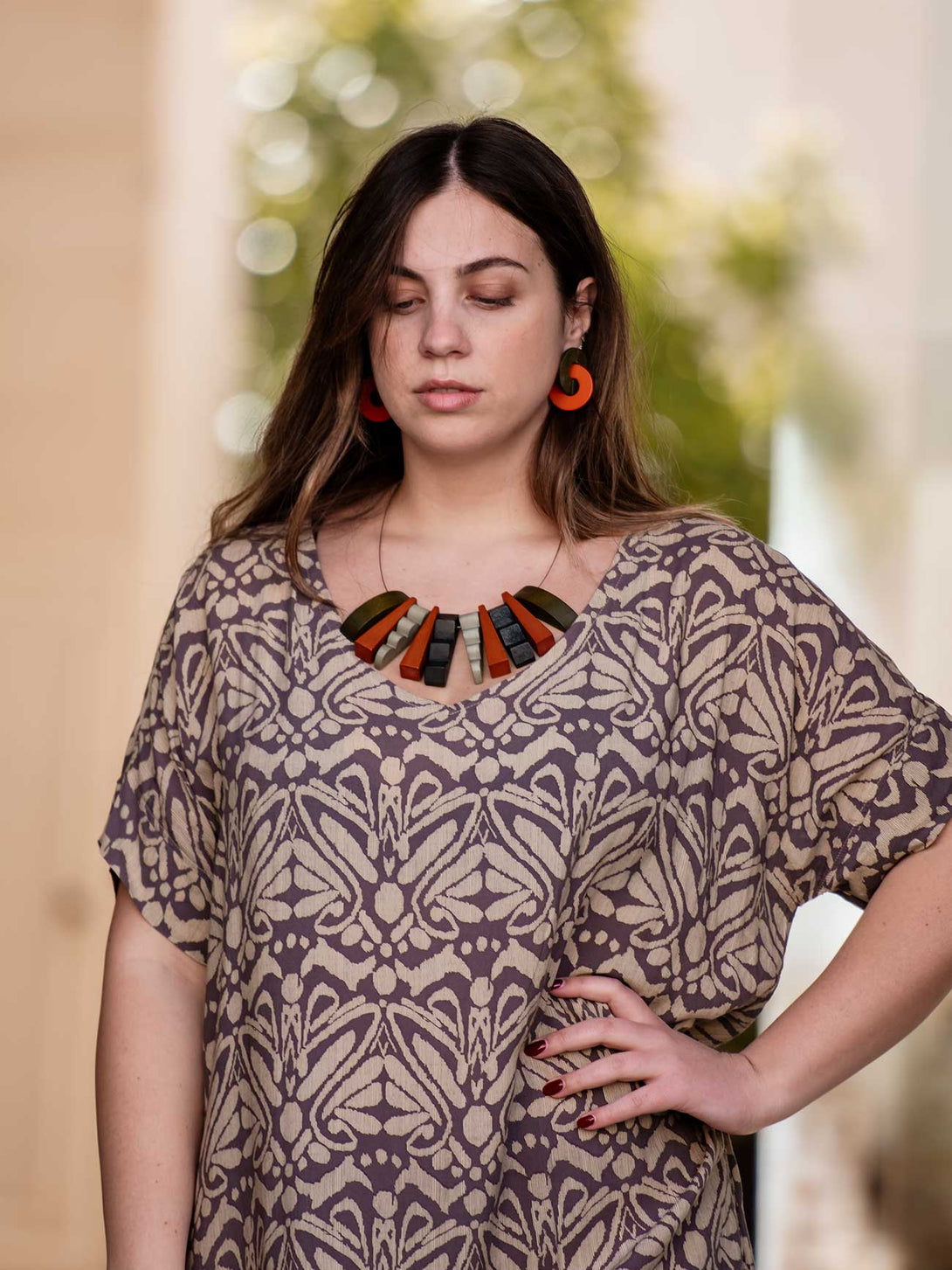 Vestito corto oversized rayon Camy-Vestito-Bijondo-Bijondo