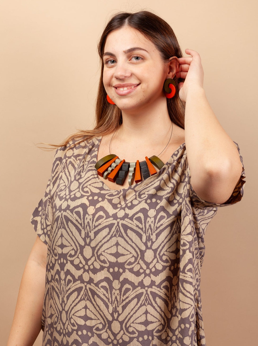 Vestito corto oversized rayon Camy-Vestito-Bijondo-Bijondo