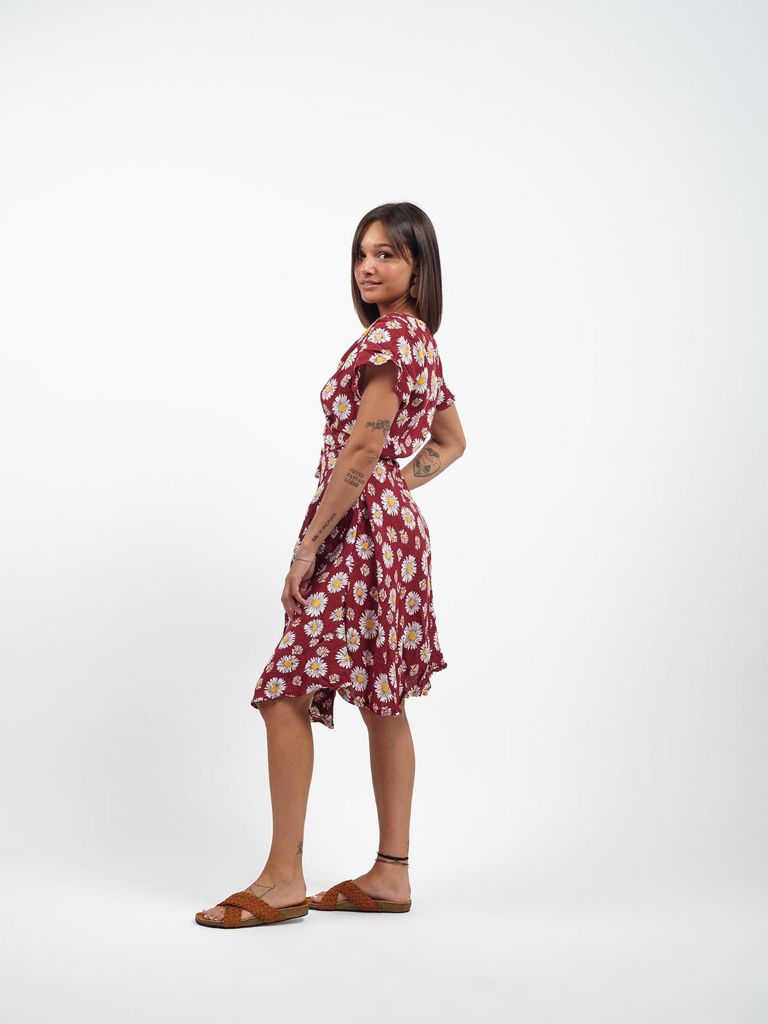 Vestito corto portafoglio Giorgia-amarena-Bijondo