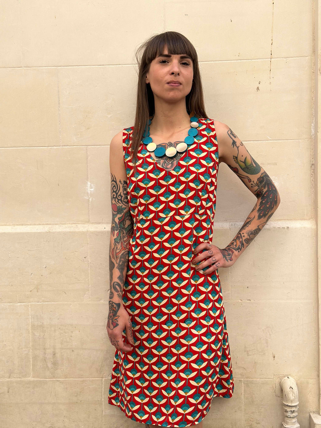 Vestito corto rayon Babette-Vestito-Bijondo-Bijondo