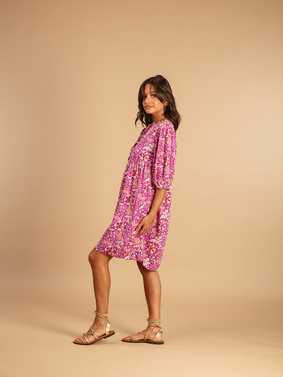 Vestito corto rayon Janice-vestito-Bijondo-Bijondo