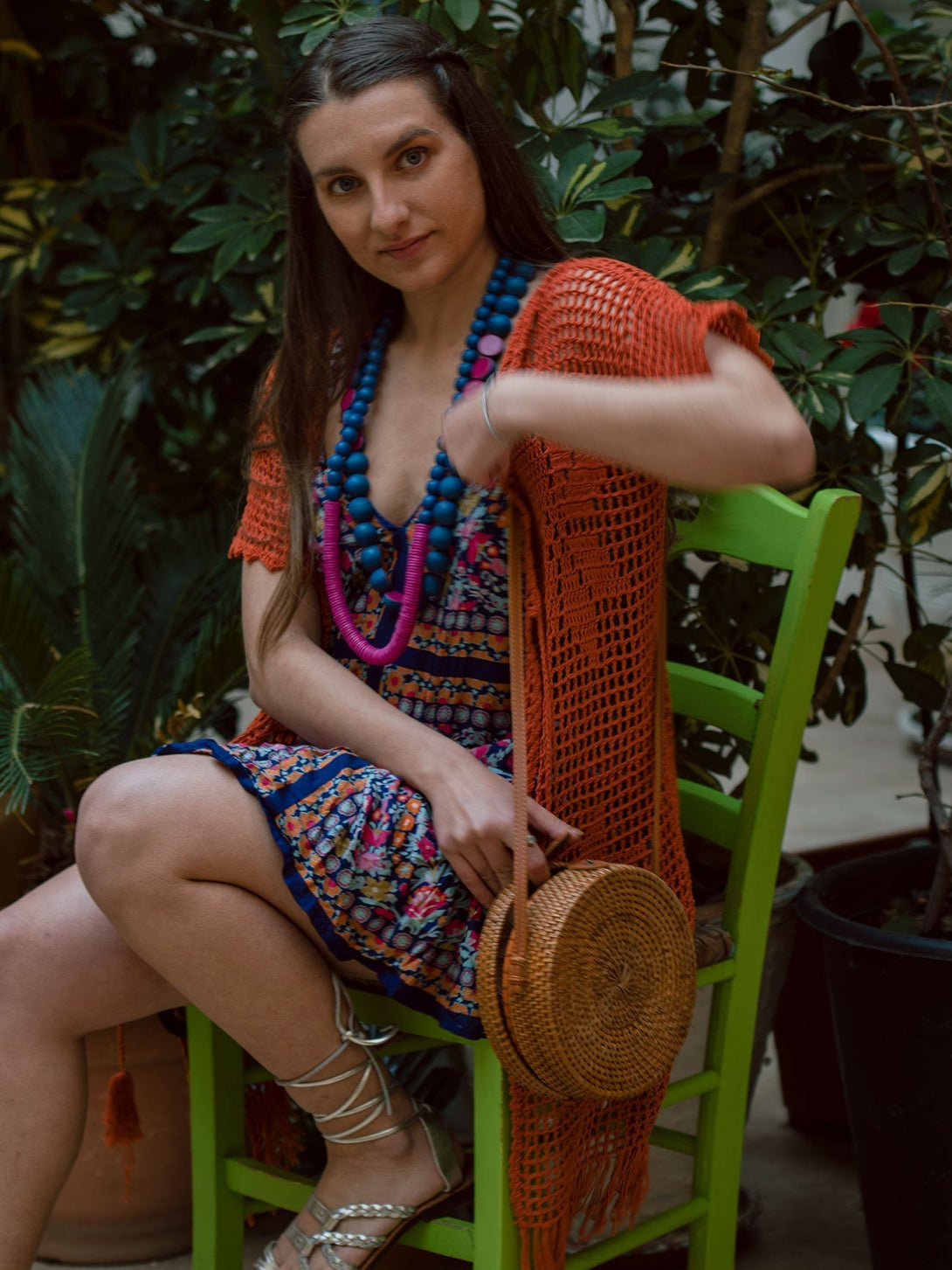 Vestito corto rayon scollo regolabile Garin - nero - Bijondo