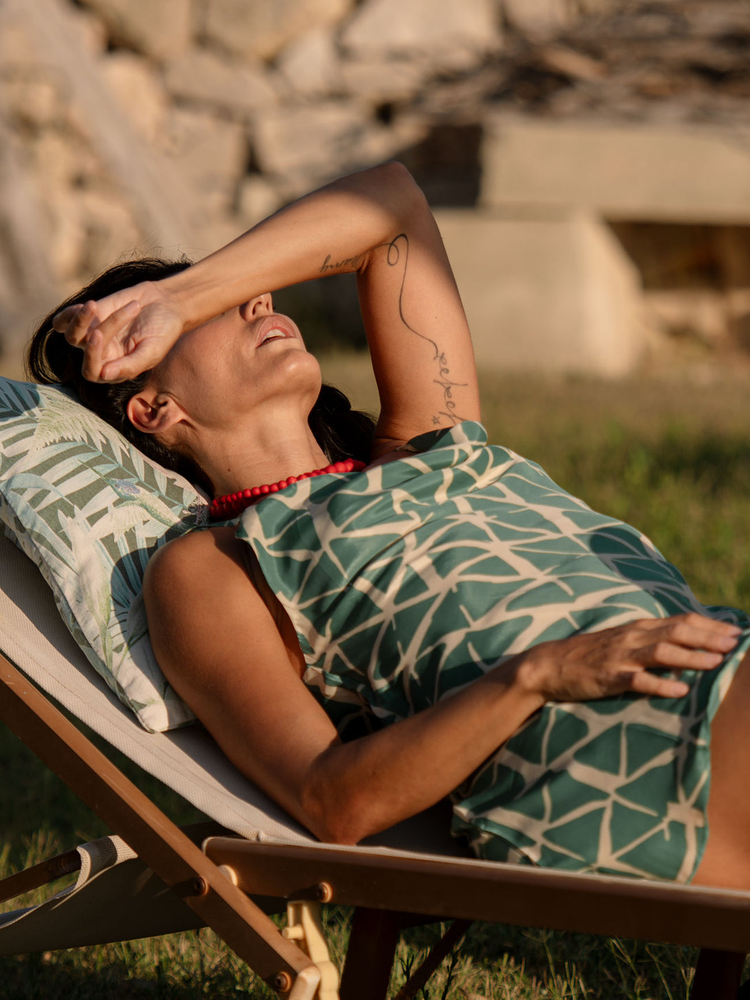 Vestito corto seta Camille-Vestito-WhyY-Turchese-S-Bijondo