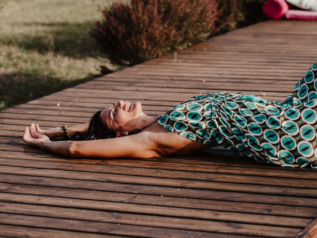 Vestito corto seta open back Simona-arancione-taglia unica-Bijondo