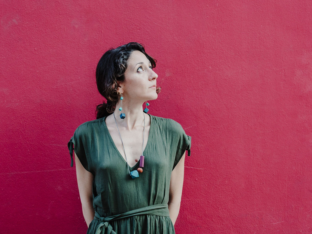 Vestito corto spallina regolabile Dolly-verde-S-M-Bijondo