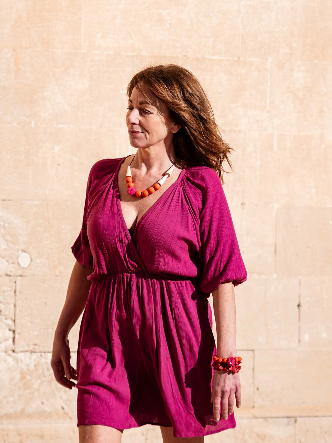 Vestito corto svasato Marlow-vestito-Bijondo-Bijondo