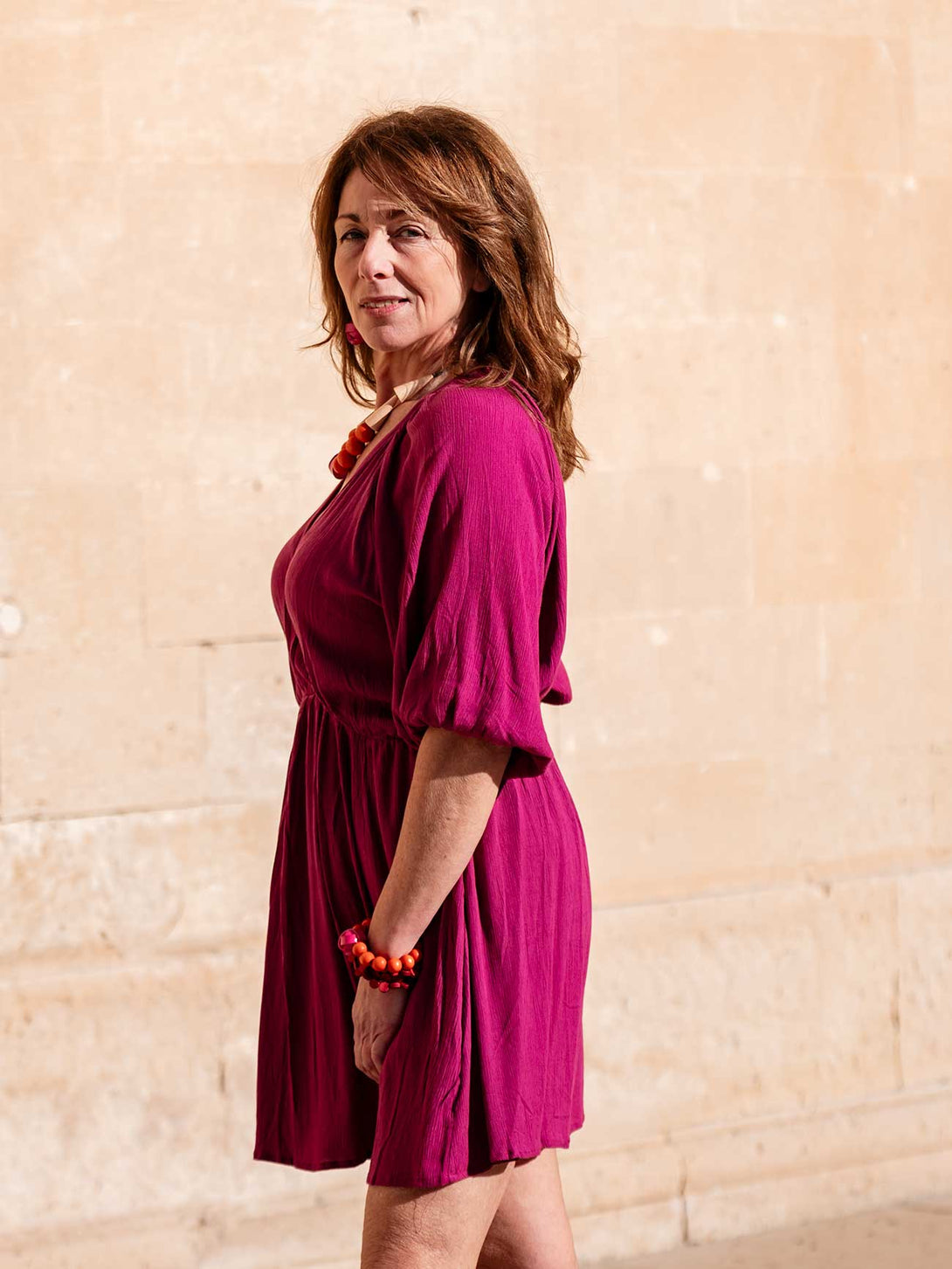 Vestito corto svasato Marlow-vestito-Bijondo-Bijondo