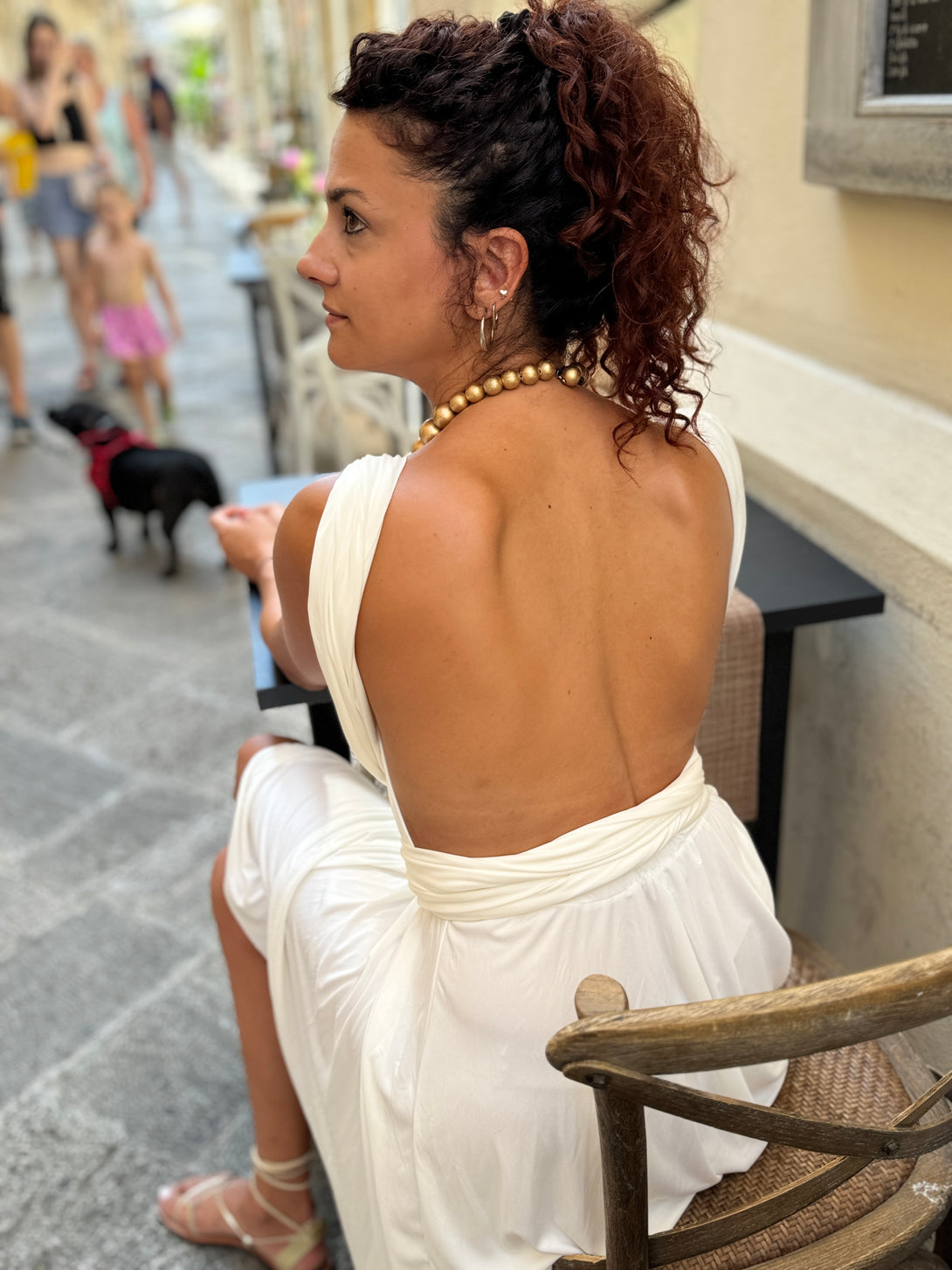 Vestito corto trasformabile Ayunita Infinity-Vestito-Bijondo-Bijondo