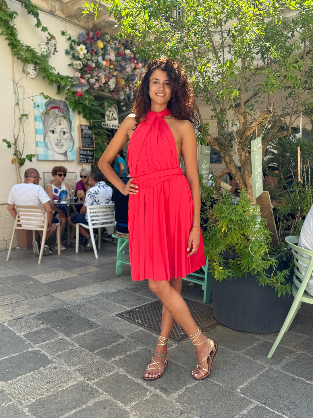 Vestito corto trasformabile Ayunita Infinity-Vestito-Bijondo-Bijondo