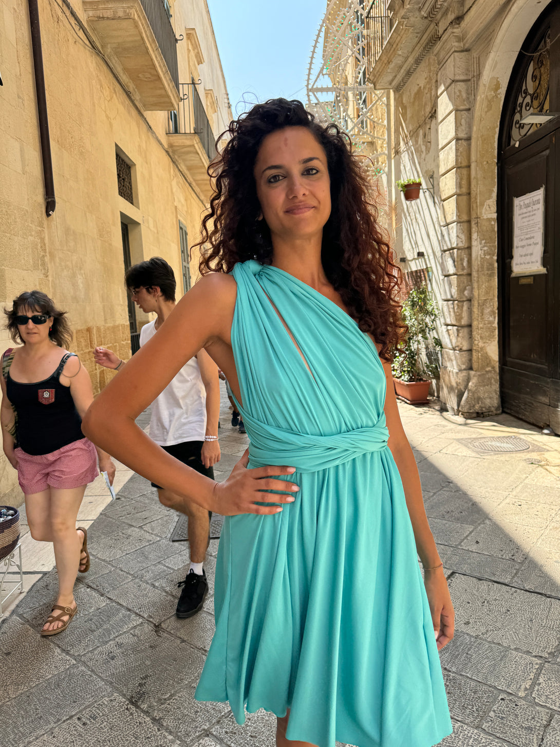 Vestito corto trasformabile Ayunita Infinity-Vestito-Bijondo-Bijondo