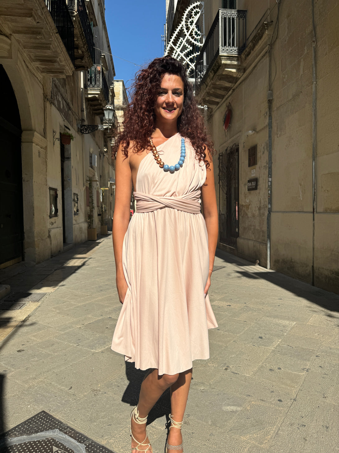 Vestito corto trasformabile Ayunita Infinity-Vestito-Bijondo-Bijondo