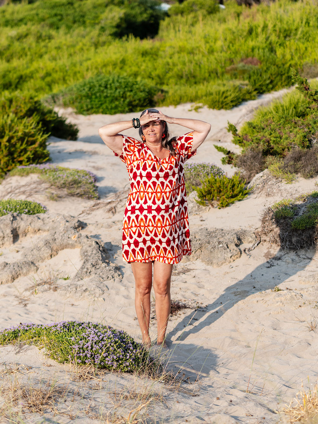 Vestito corto viscosa Renny-Vestito-WhyY-Bijondo