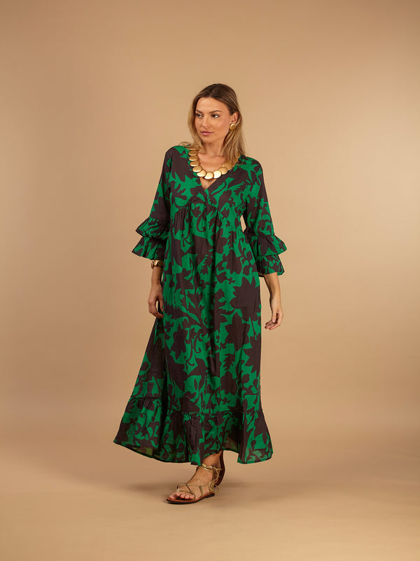 Vestito cotone lungo Jane-vestito-Bijondo-verde-S-M-Bijondo