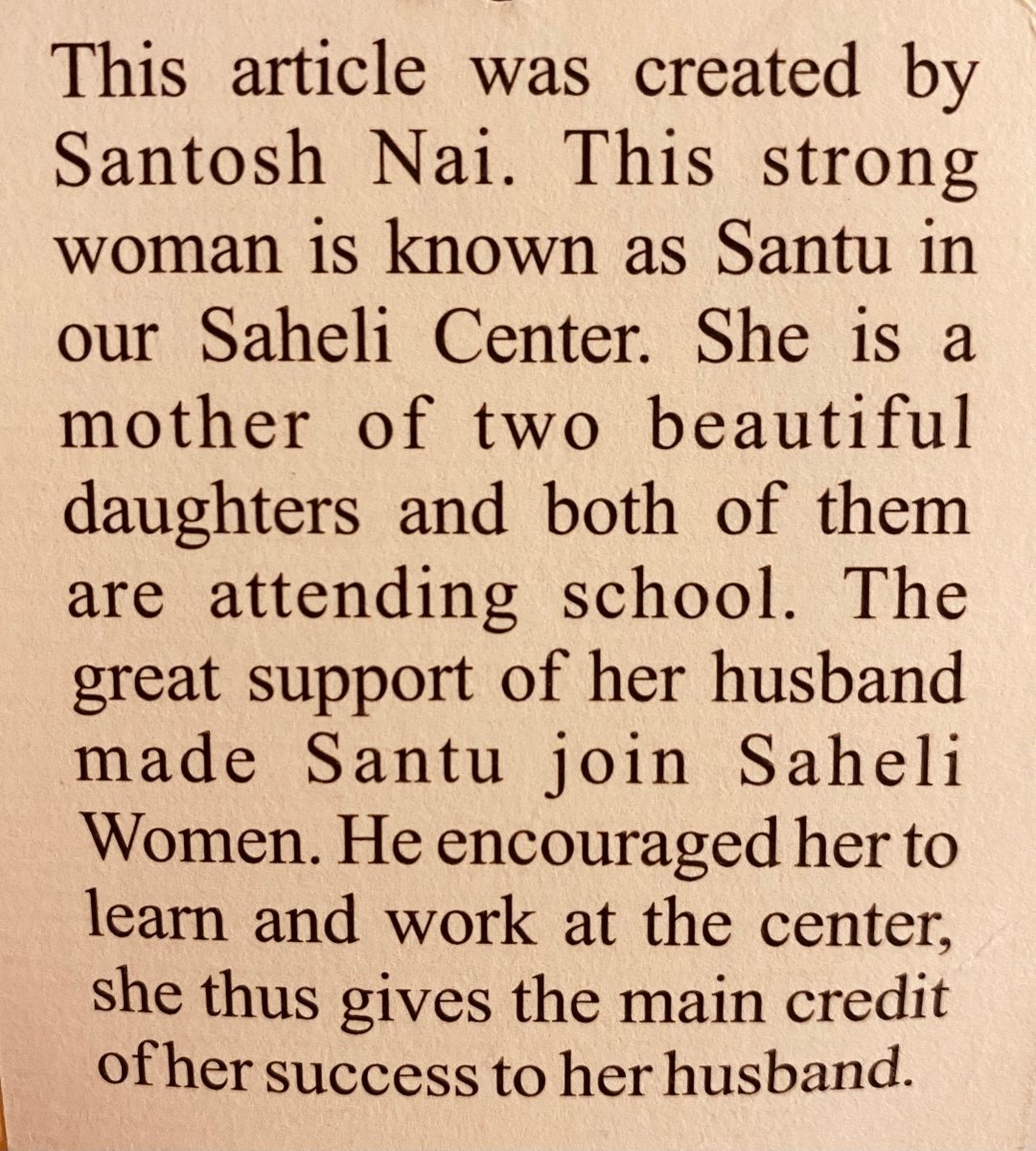 Vestito cotone mini block print Saraswati - XS-S - Bijondo