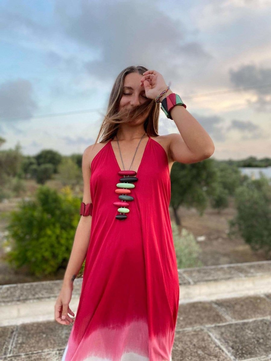 Vestito Selene - rosso - Bijondo