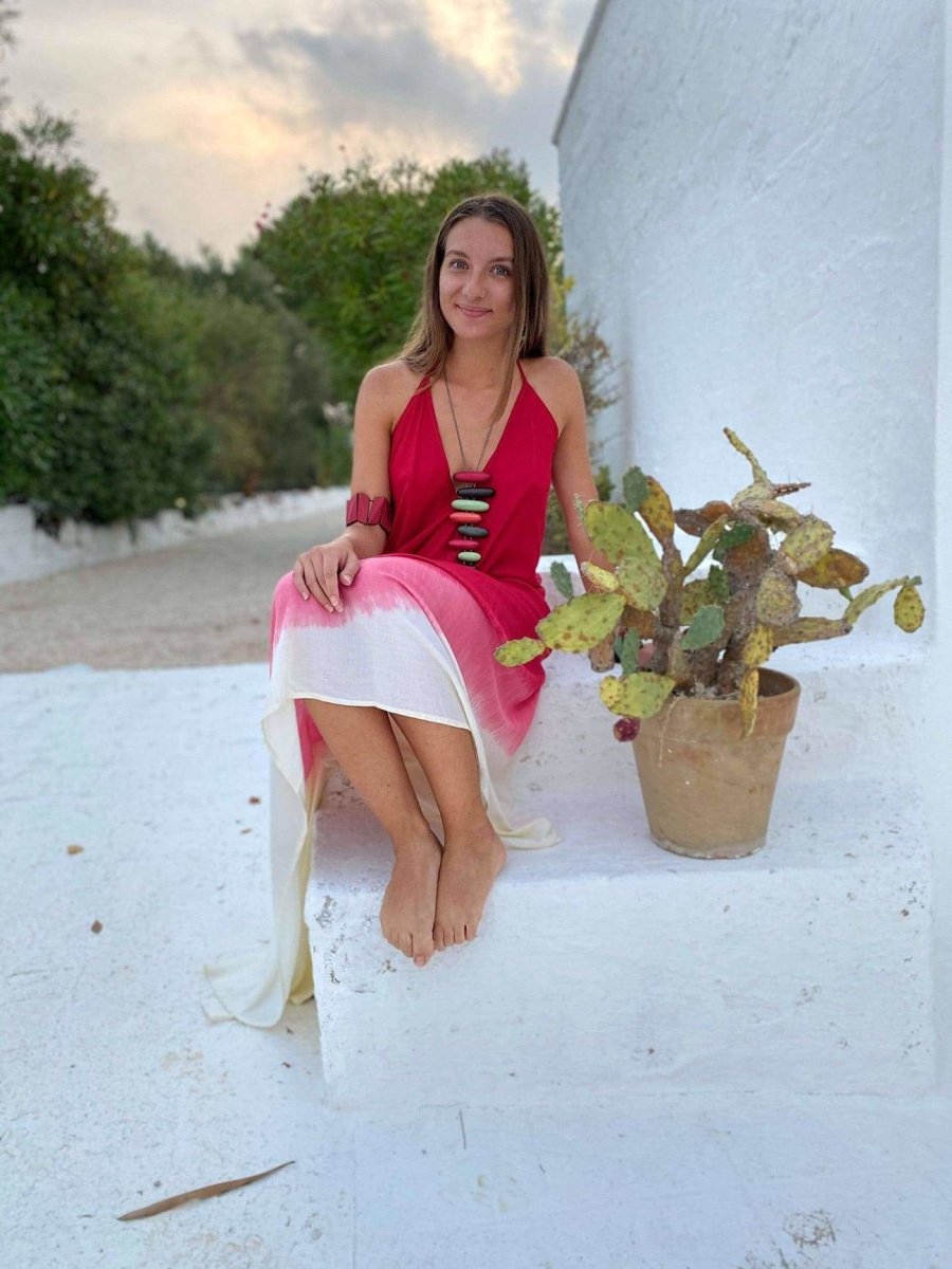 Vestito Selene - rosso - Bijondo