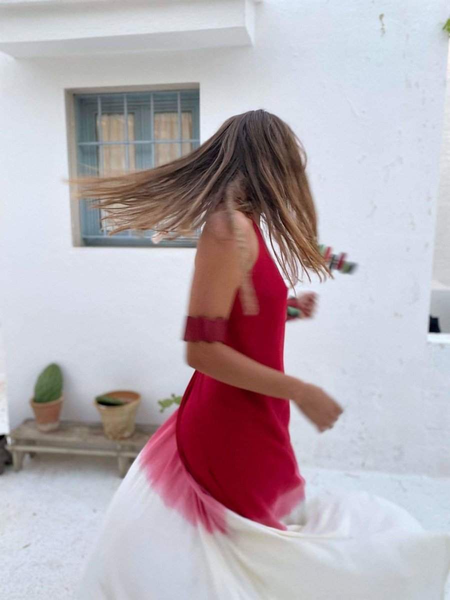 Vestito Selene - rosso - Bijondo