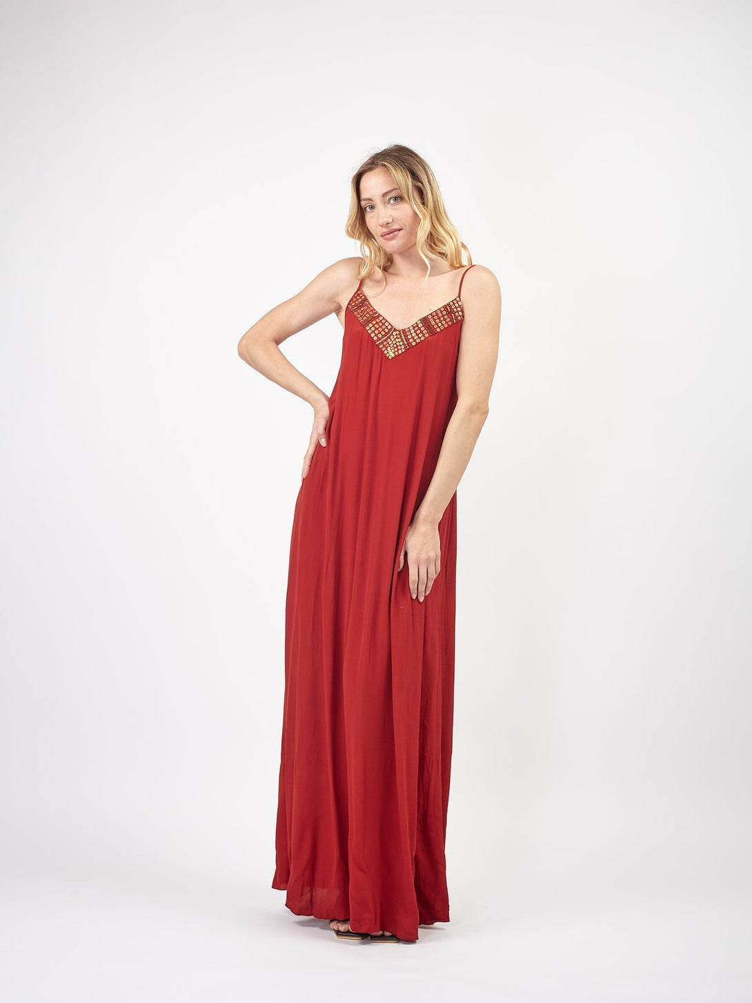Vestito elegante Evelyn - rosso - Bijondo