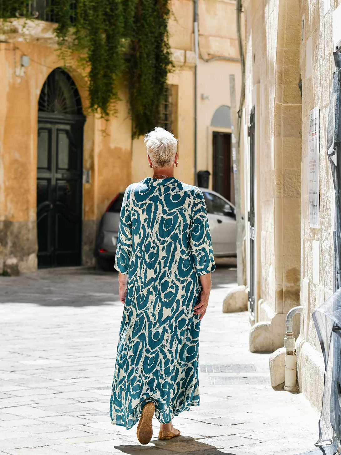 Vestito elegante, lungo, cotone Juliette-vestito-WhyY-Bijondo