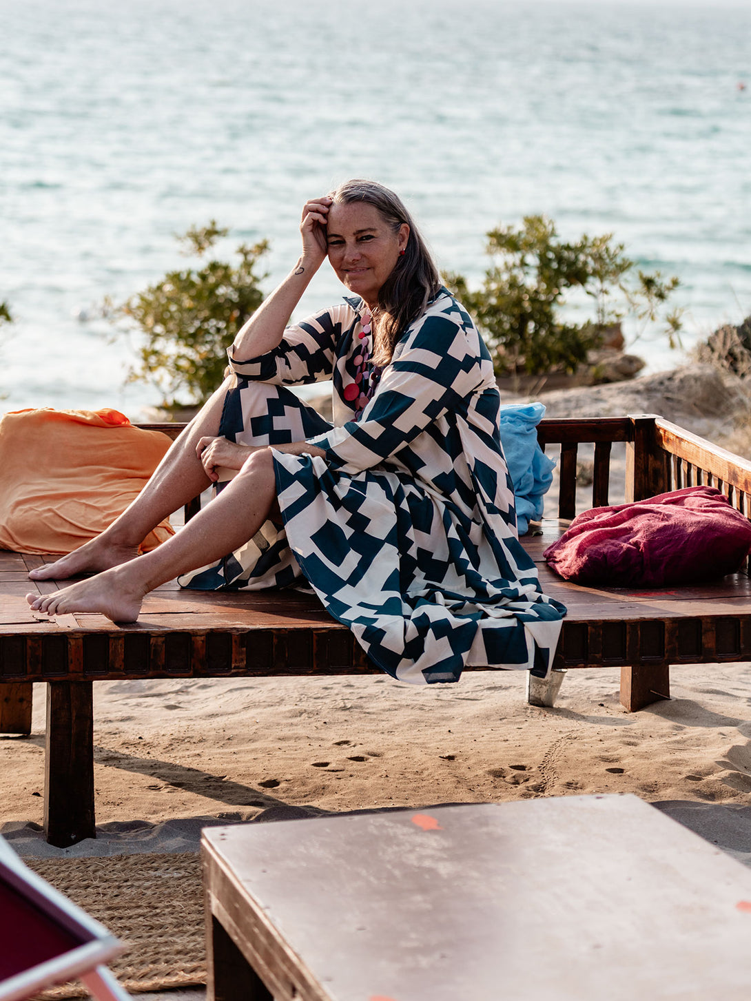 Vestito elegante, lungo, cotone Juliette-vestito-WhyY-Bijondo