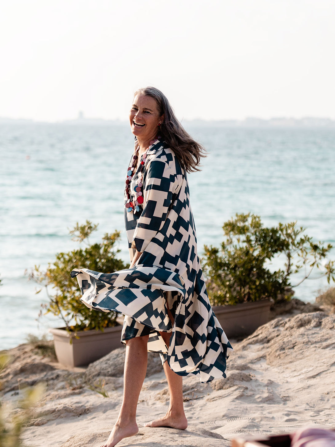 Vestito elegante, lungo, cotone Juliette-vestito-WhyY-Bijondo