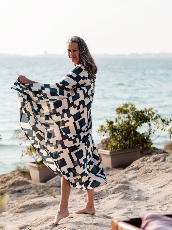 Vestito elegante, lungo, cotone Juliette-vestito-WhyY-Bijondo