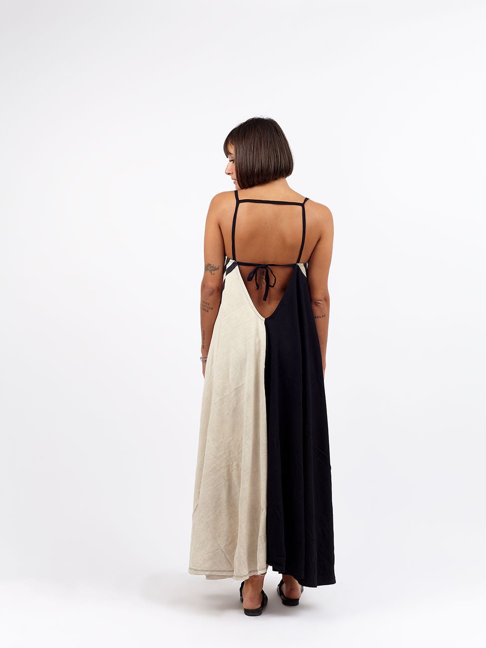 Vestito lungo Dana - righe - Bijondo