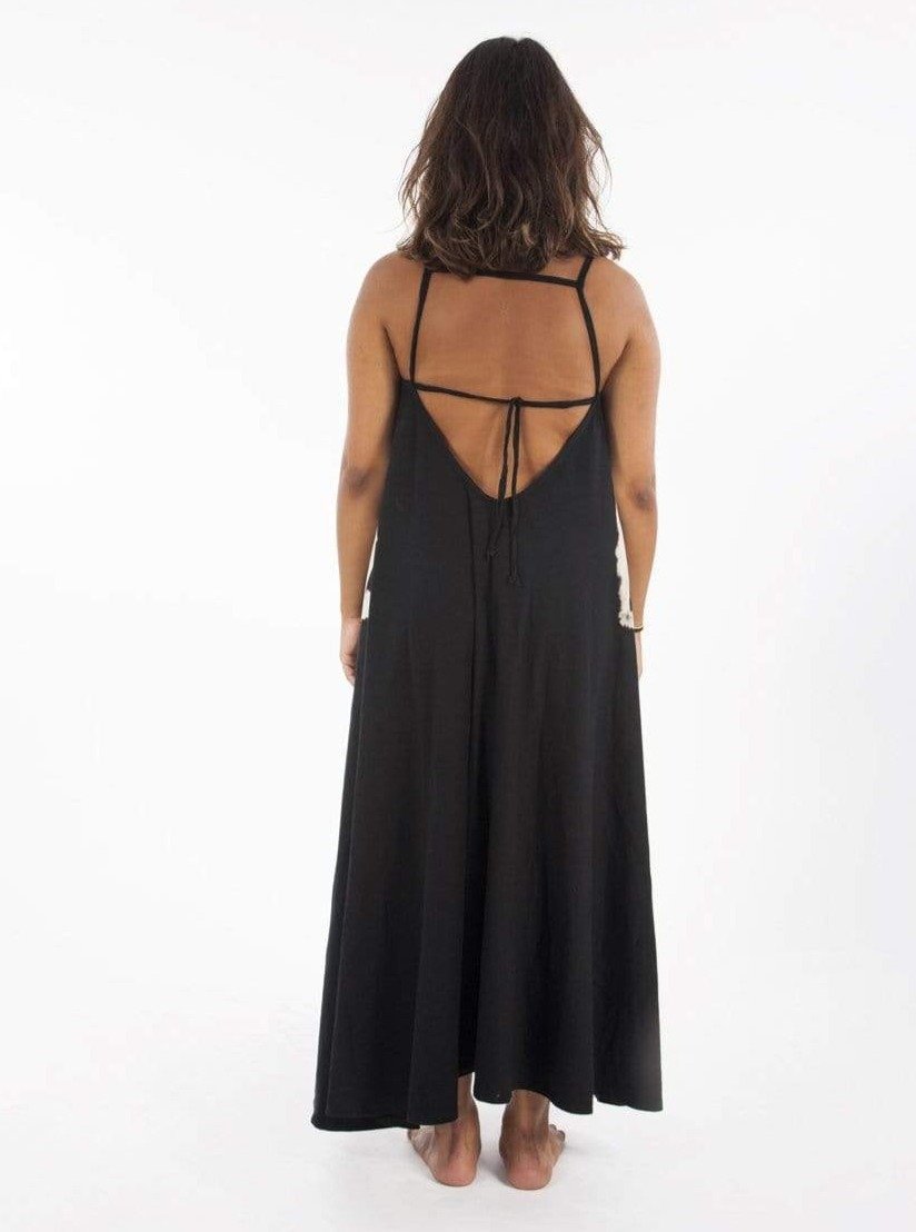 Vestito lungo Dana - nero - Bijondo