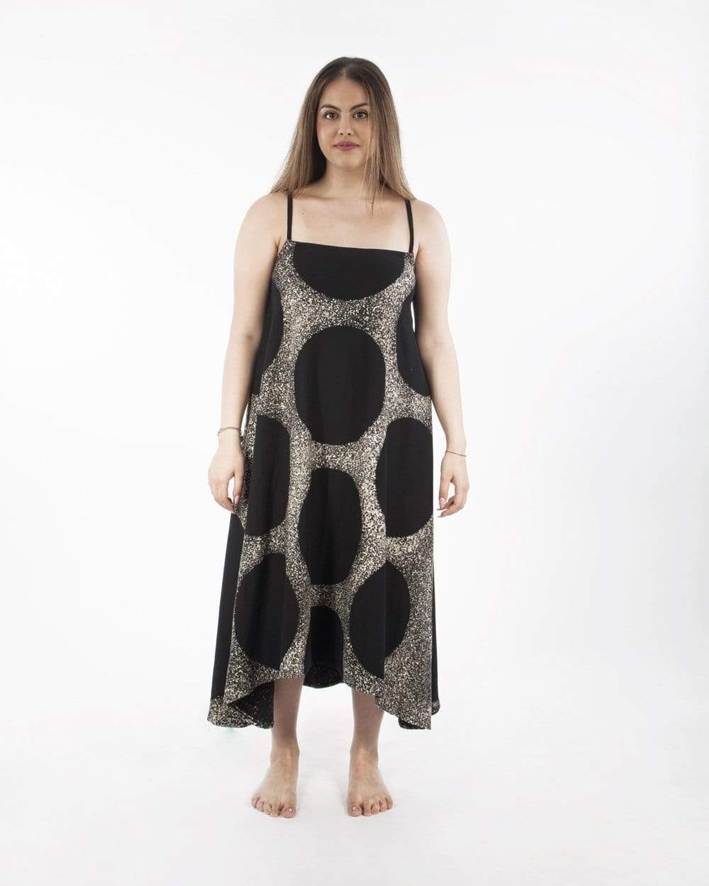 Vestito lungo Dana - beige - Bijondo